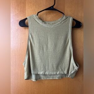 Lululemon Cropped Workout Top